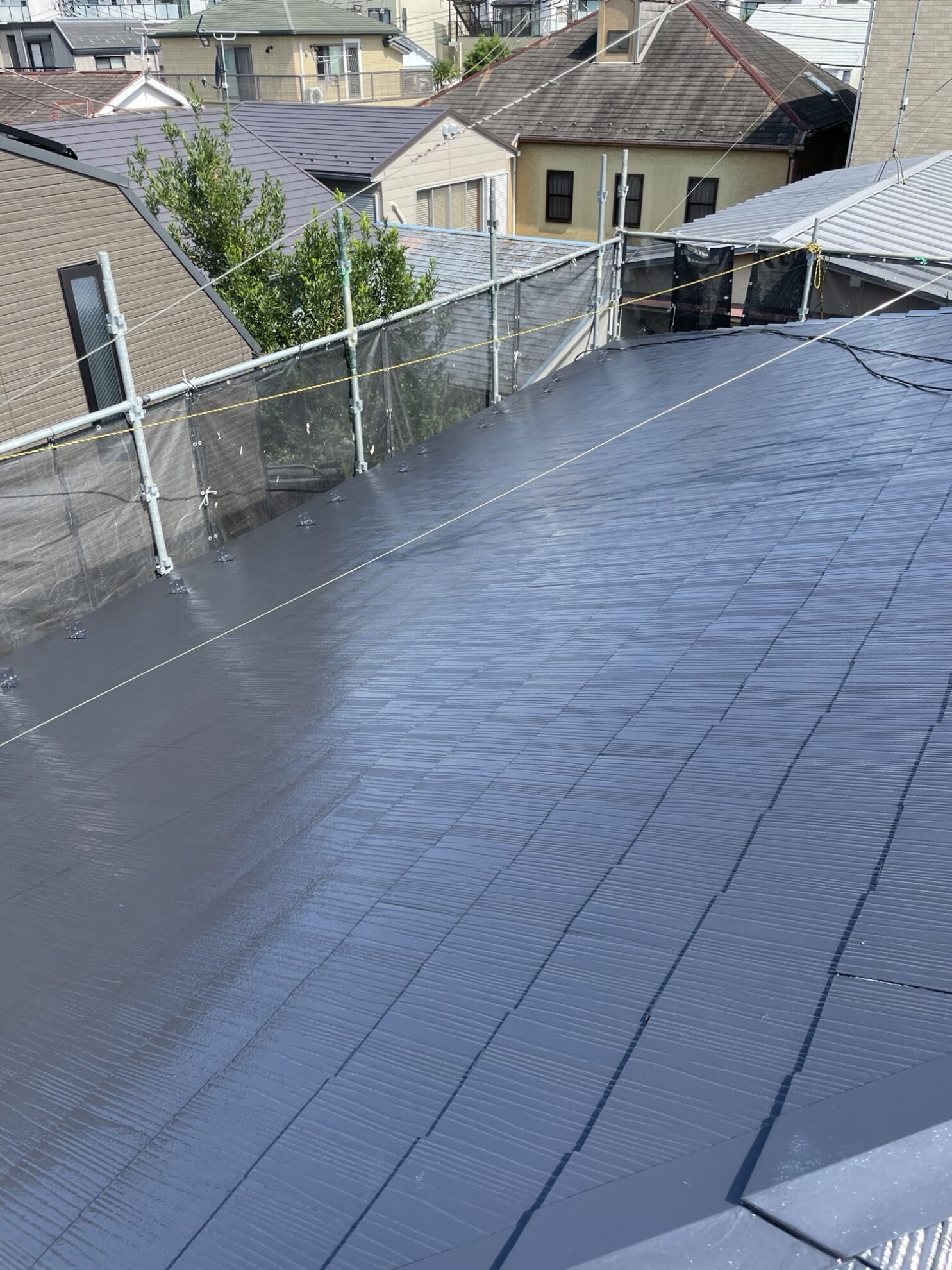 スレート屋根 塗装 施工例 横浜