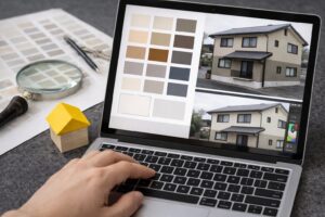 横浜市 外壁塗装 カラーシミュレーション例