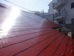 横浜市中区 屋根塗装 完成写真 無機塗料仕上げ