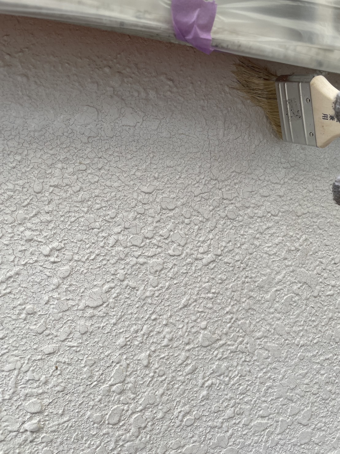 外壁下塗り刷毛塗り シーラー塗布