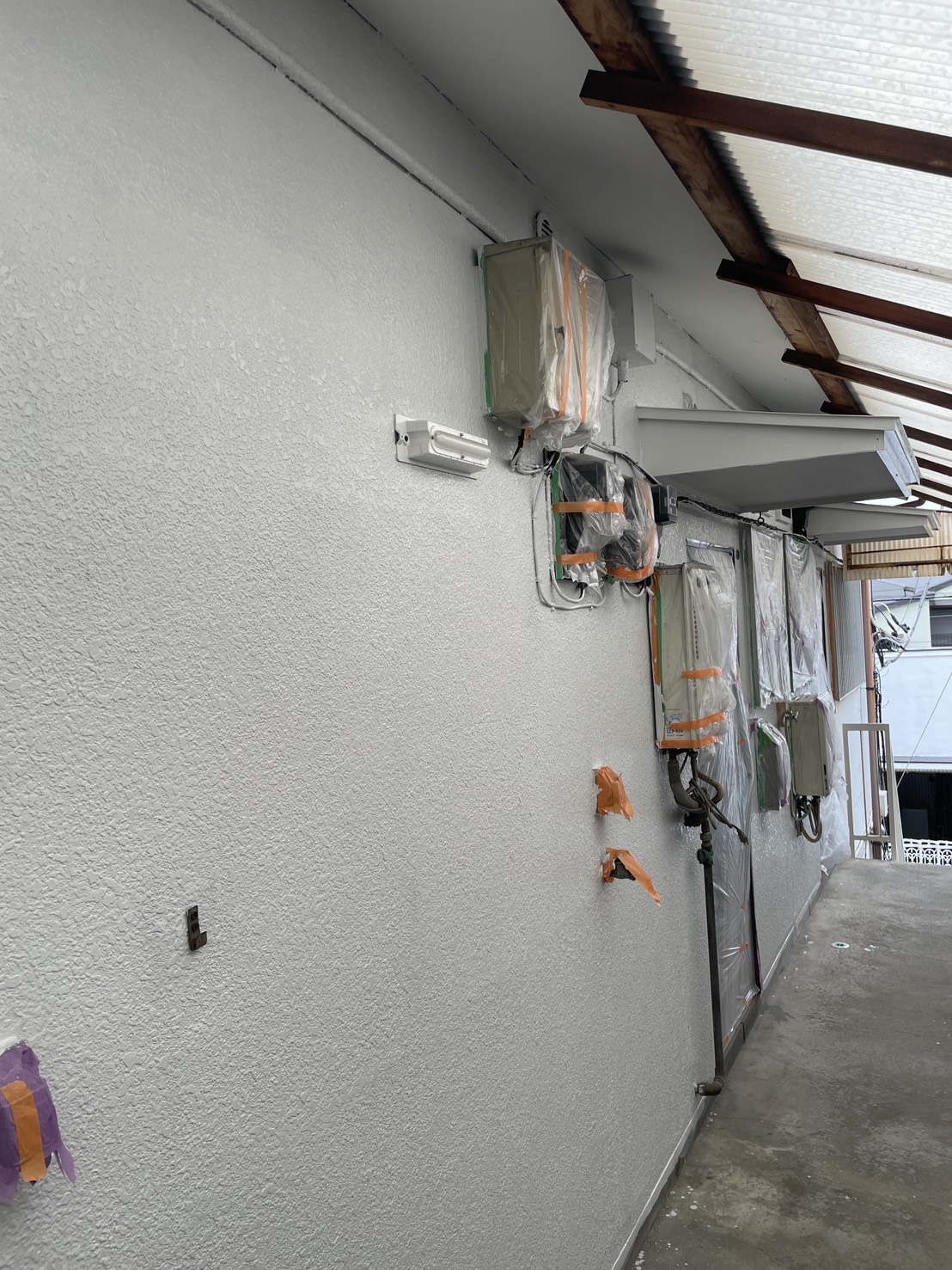 外壁塗装完成写真② 横浜市アパート